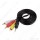 Kabel AV Audio Video 1-Male 3,5mm to male 3-RCA 1,5meter